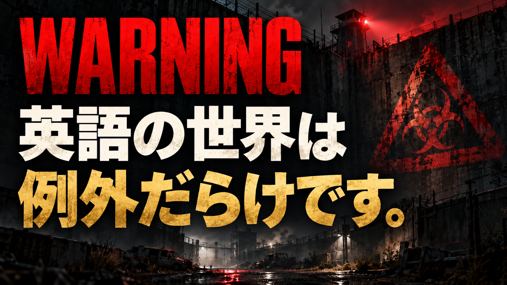 WARNING。英語の世界は例外だらけです。