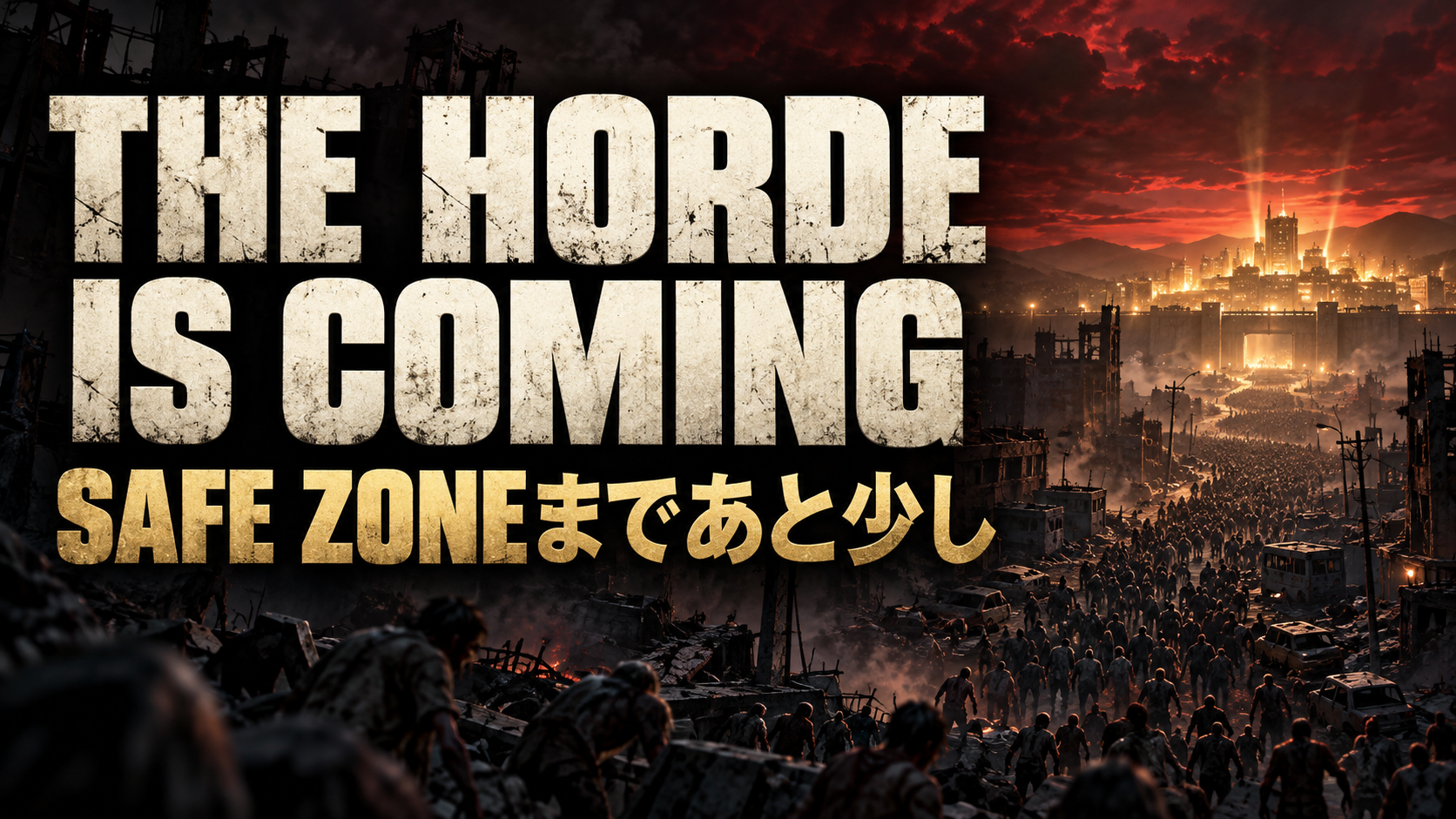 THE HORDE IS COMING / SAFE ZONEまであと少し
