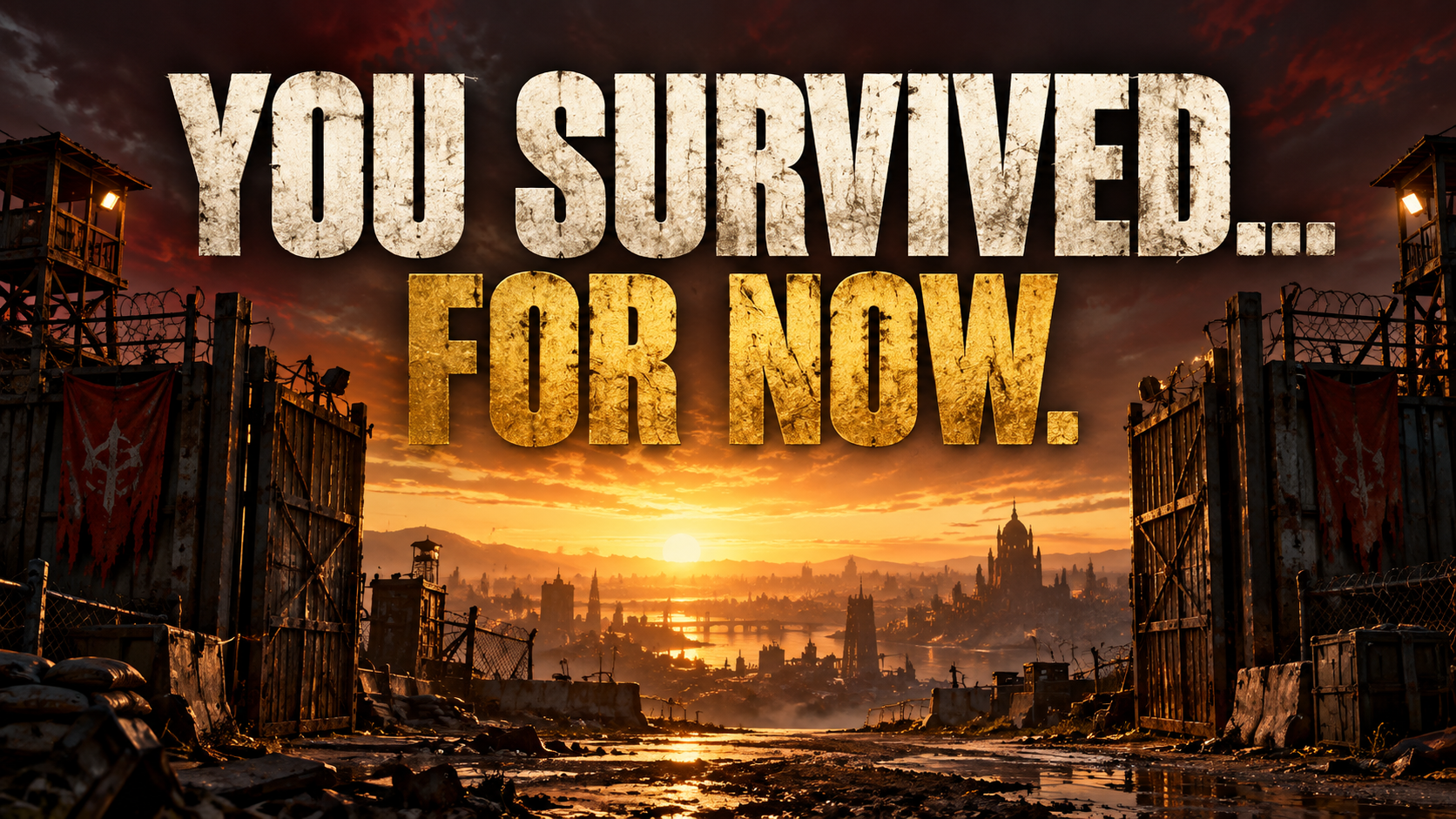 YOU SURVIVED... / FOR NOW.