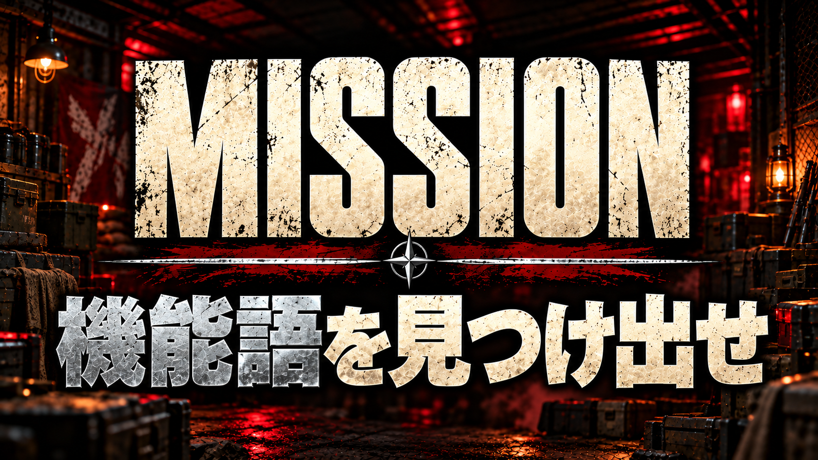MISSION / 機能語を見つけ出せ